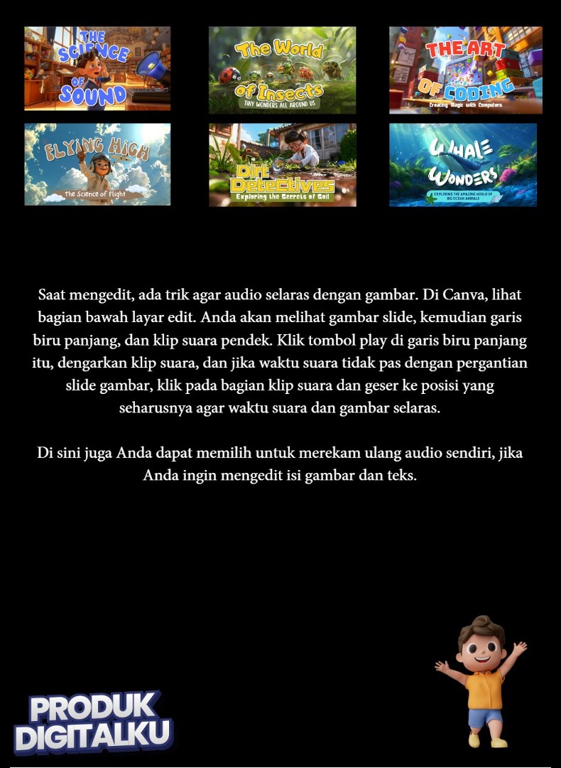 ALL IN ONE BUNDLE : 48 Buku Cerita Bahasa Inggris by Canva (EN) - Image 4