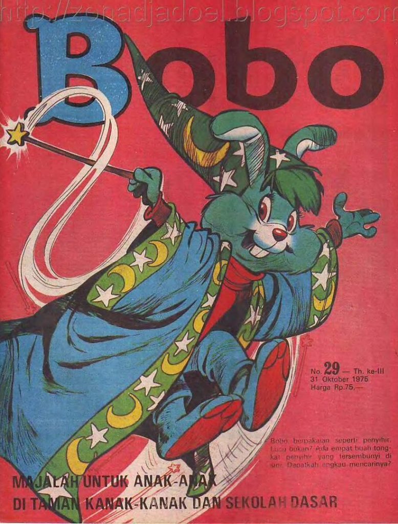 Majalah BOBO Edisi 31 Oktober 1975, Bahasa Indonesia (File PDF)