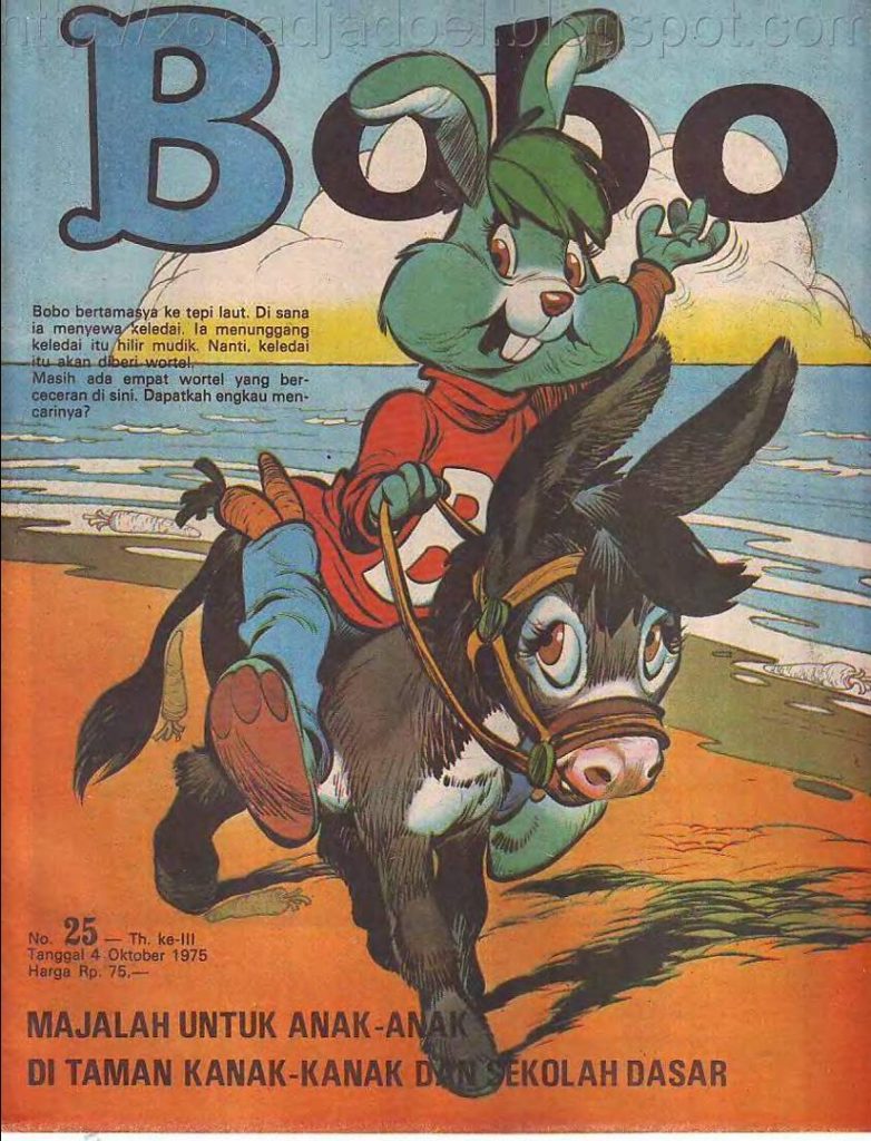 Majalah BOBO Edisi 4 Oktober 1975, Bahasa Indonesia (File PDF)