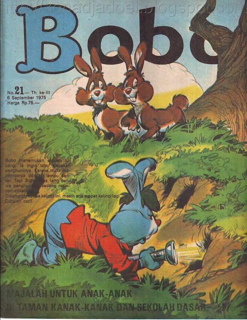 Majalah BOBO Edisi 6 September 1975, Bahasa Indonesia (File PDF)