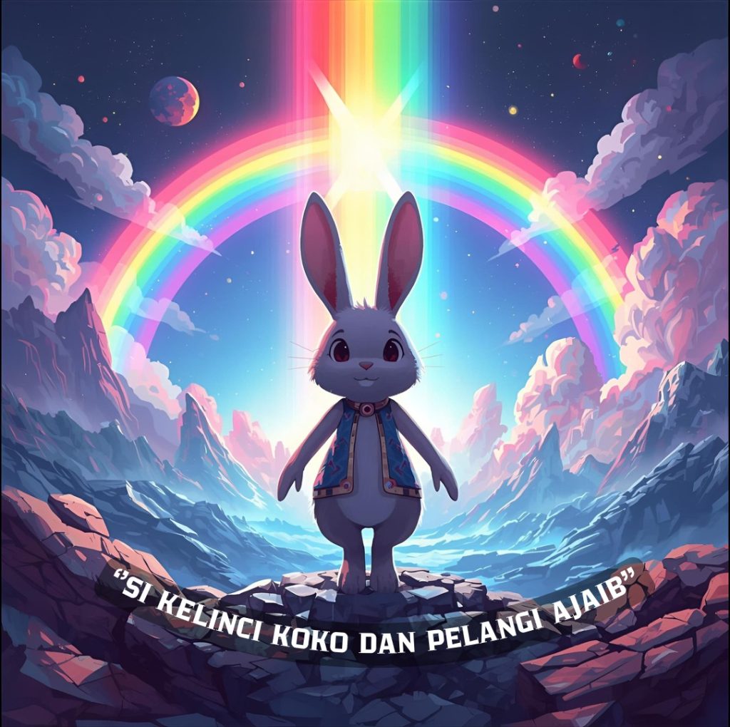 Si Kelinci Koko dan Pelangi Ajaib
