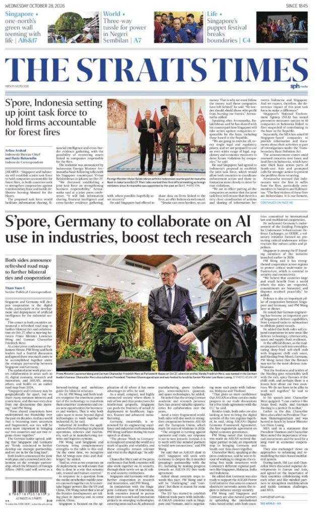 AAAAA Koran THE STRAITS TIMES Today, English (File PDF)