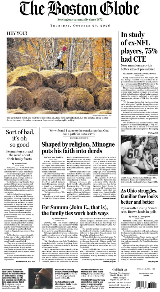 AAAAA Koran BOSTON GLOBE Today, English (File PDF)