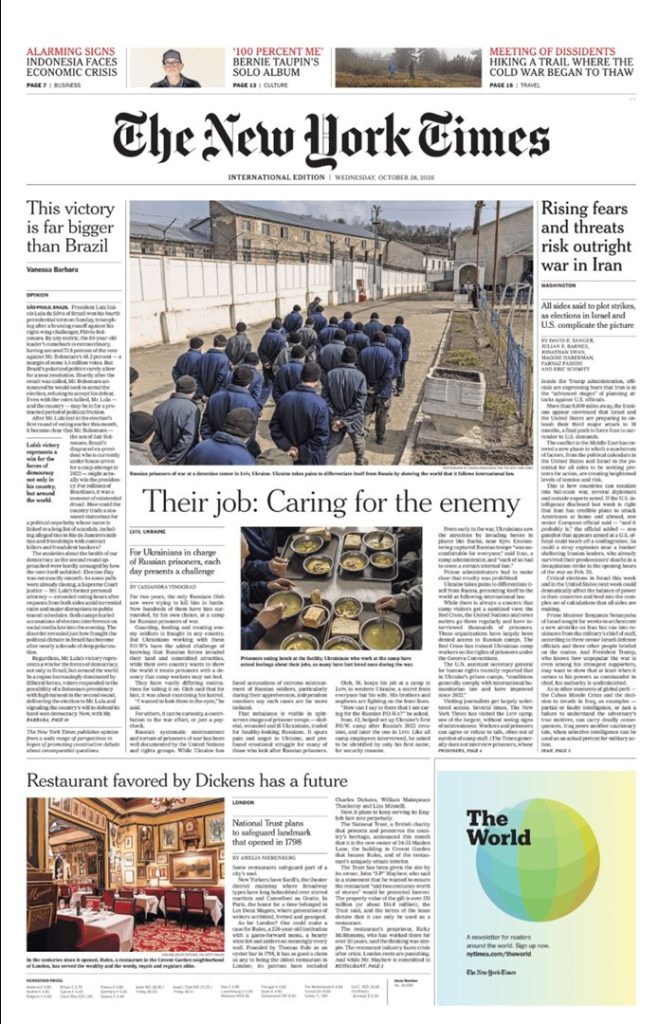 AAAAA Koran THE NEW YORK TIMES Today, English (File PDF)