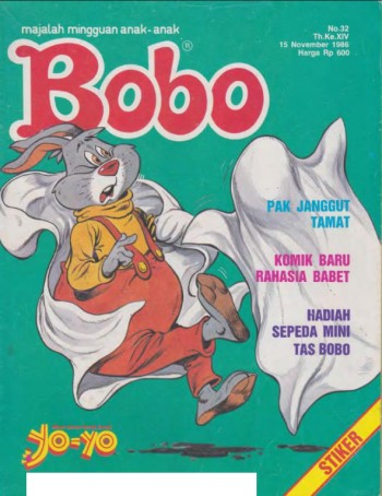 Majalah Bobo Edisi 15 November 1986