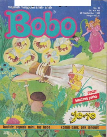 Majalah Bobo Edisi 20 September 1986