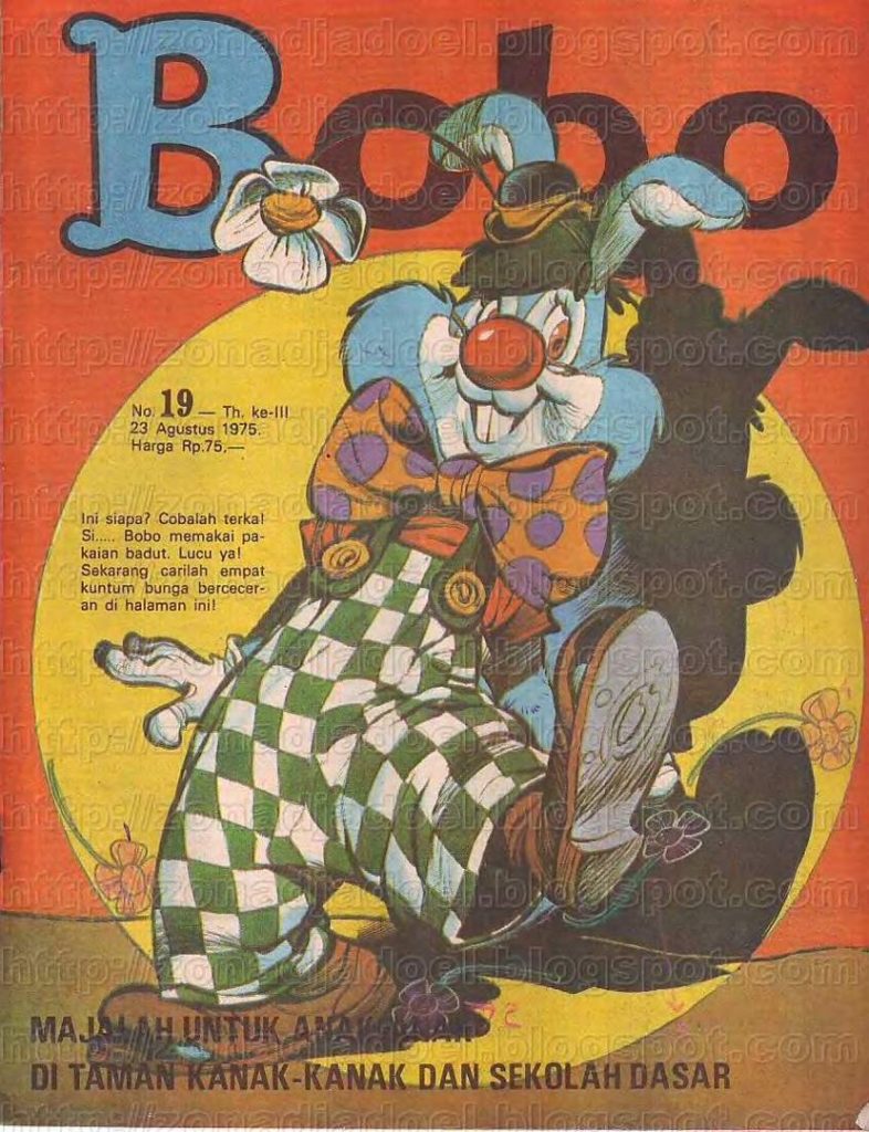 Majalah BOBO Edisi 23 Agustus 1975, Bahasa Indonesia (File PDF)