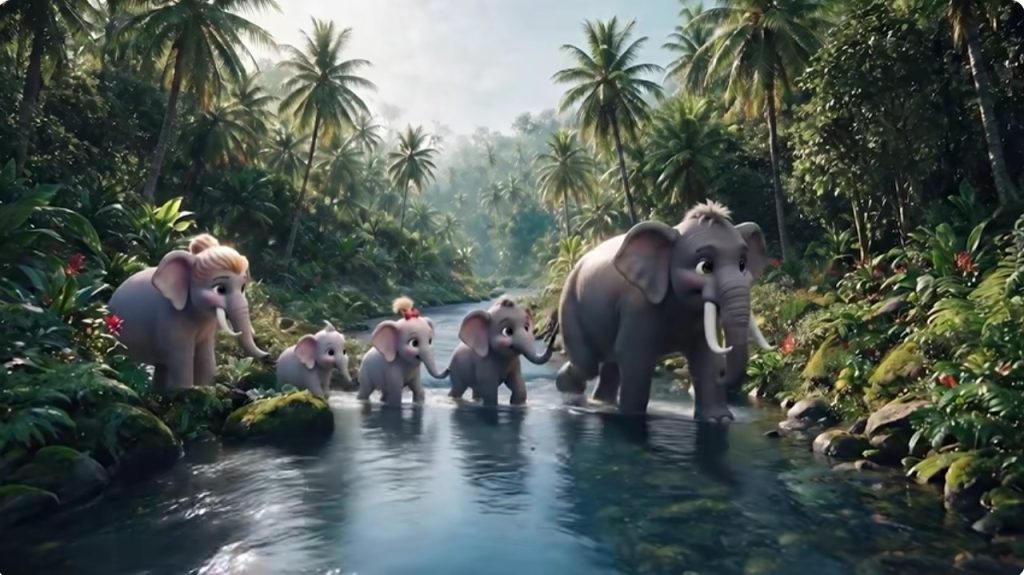 Gajah Bayi Yang Keras Kepala (Video)