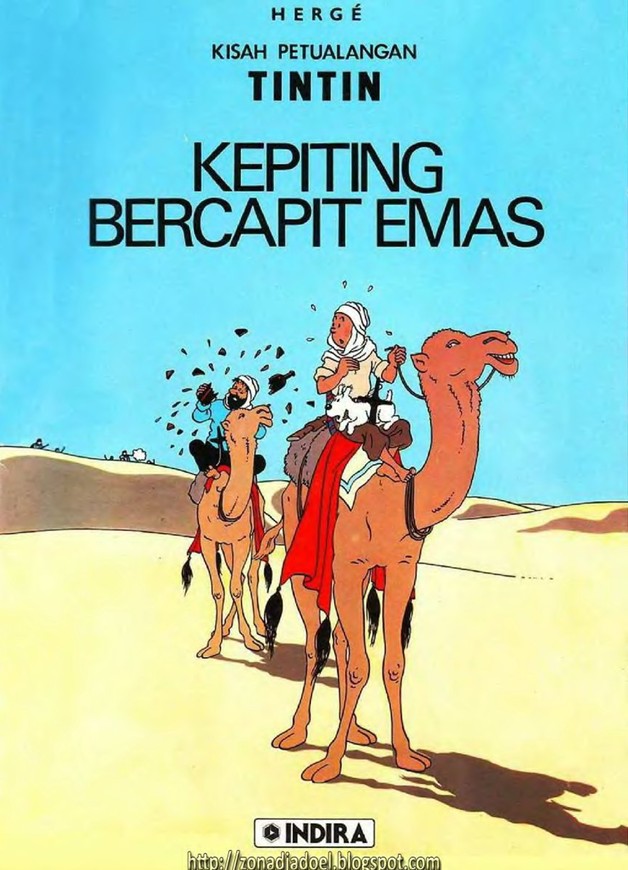 Tintin - Kepiting Bercapit Emas by Herge, Full Color