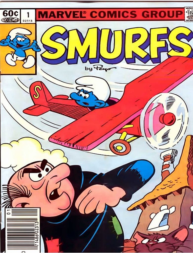 Komik THE SMURF PLANE by Peyo, Full Color - Bahasa Indonesia