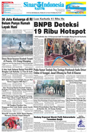 AAAAA Koran SIB SINAR INDONESIA BARU Hari ini (Via Chat Tawk.to untuk Link URL-nya)