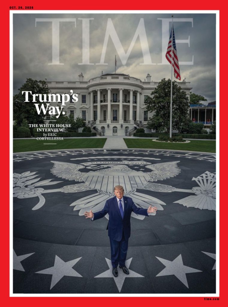 Majalah TIME MAGAZINE USA EDITION Edisi 26 Oktober 2026, English (File PDF)