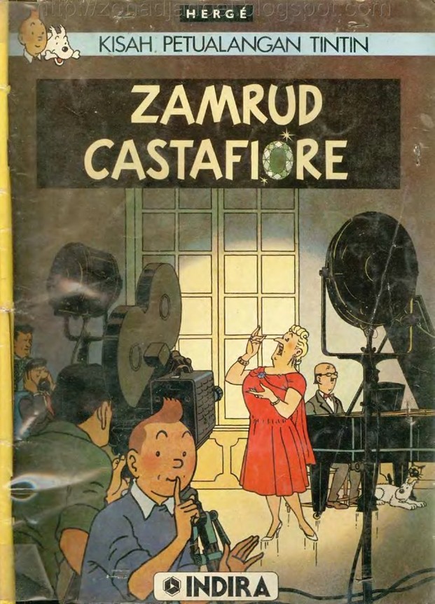 Tintin - Zamrud Castafiore by Herge, Full Color